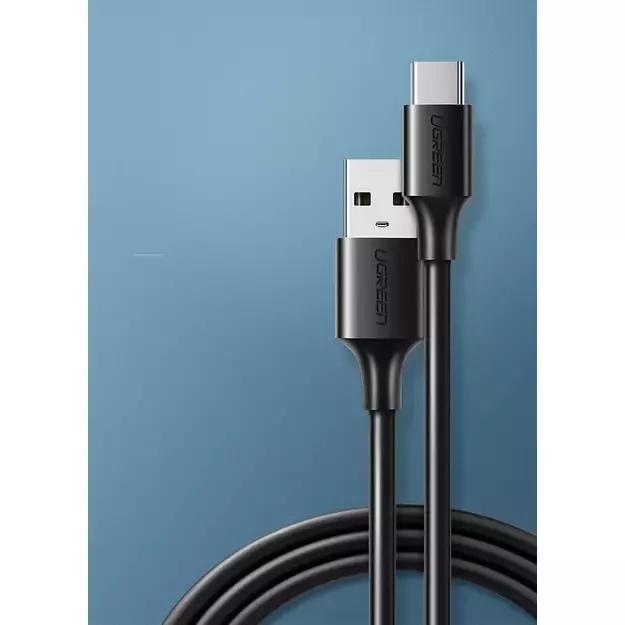 Ugreen US287 60116 USB-A / USB-C 2A cable 1m - black 1