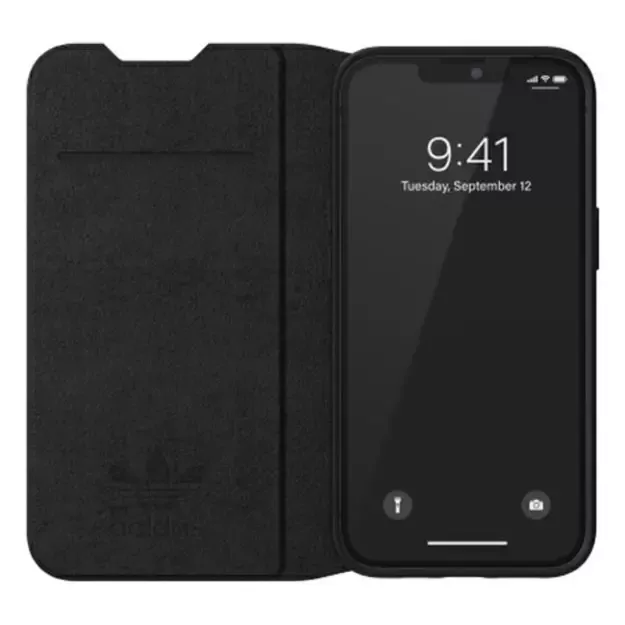 Adidas OR Booklet Case BASIC iPhone 13 6,1  czarno biały/black white 47086 11
