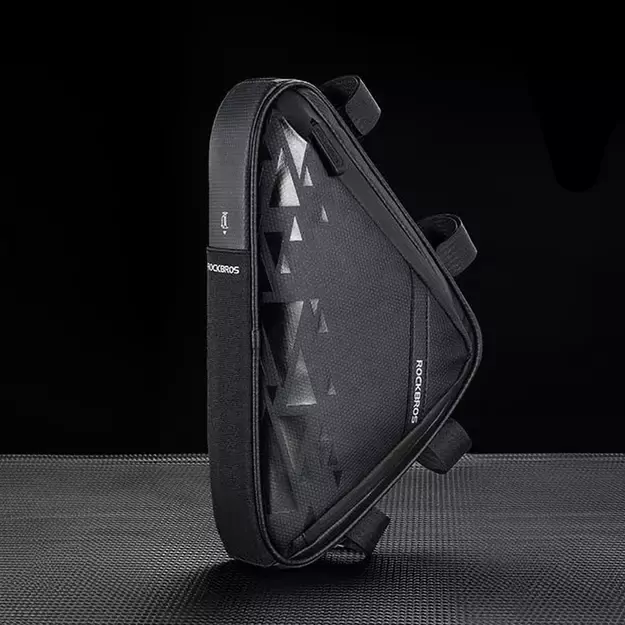 Rockbros B39-2 waterproof bicycle bag for frame - black 12