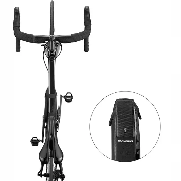 Rockbros B39-2 waterproof bicycle bag for frame - black 20