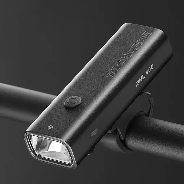 Rockbros 24310006001 front bicycle light 400 lm + micro USB cable - USB-A - black 4