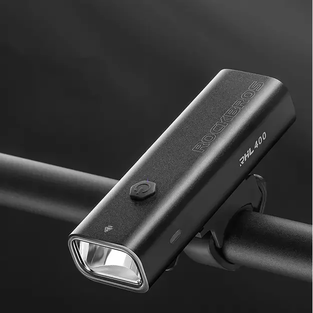 Rockbros 24310006001 front bicycle light 400 lm + micro USB cable - USB-A - black 9