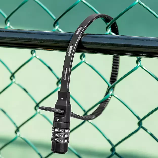 Rockbros 3240001001 bicycle lock for 0.5 m combination - black 14