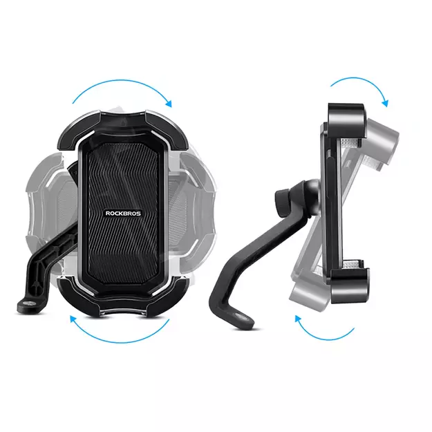 Rockbros 25210032001 Bike Phone Holder for Handlebars - Black 15
