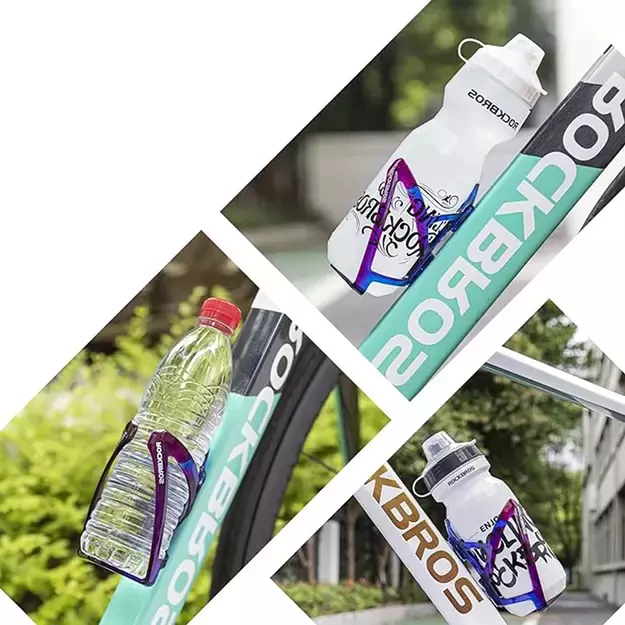 Rockbros FK338 Bike Bottle Holder - Blue and Purple 6