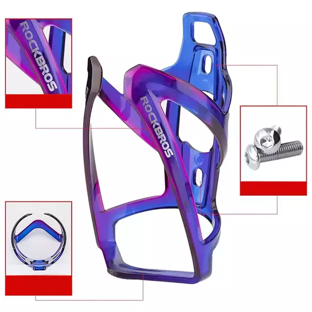 Rockbros FK338 Bike Bottle Holder - Blue and Purple 1