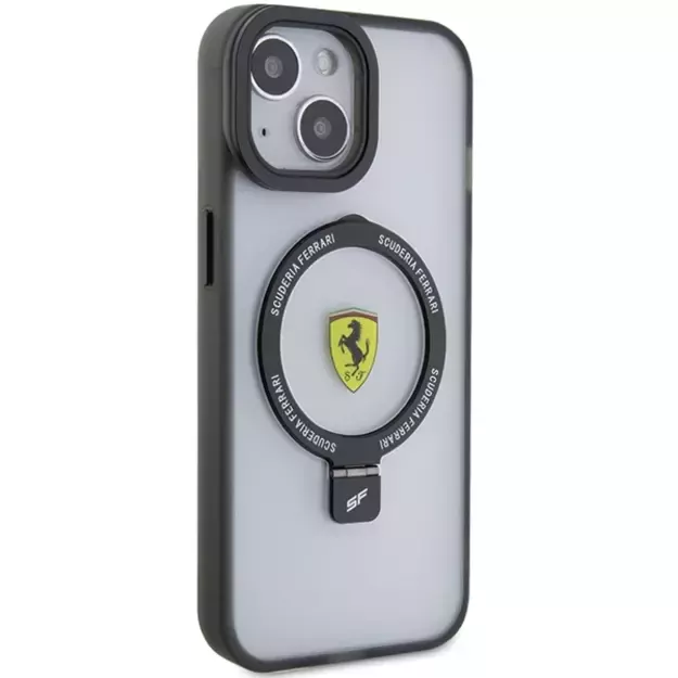 Ferrari Ring Stand 2023 Collection MagSafe Case for iPhone 15 Plus / 14 Plus - Black 3
