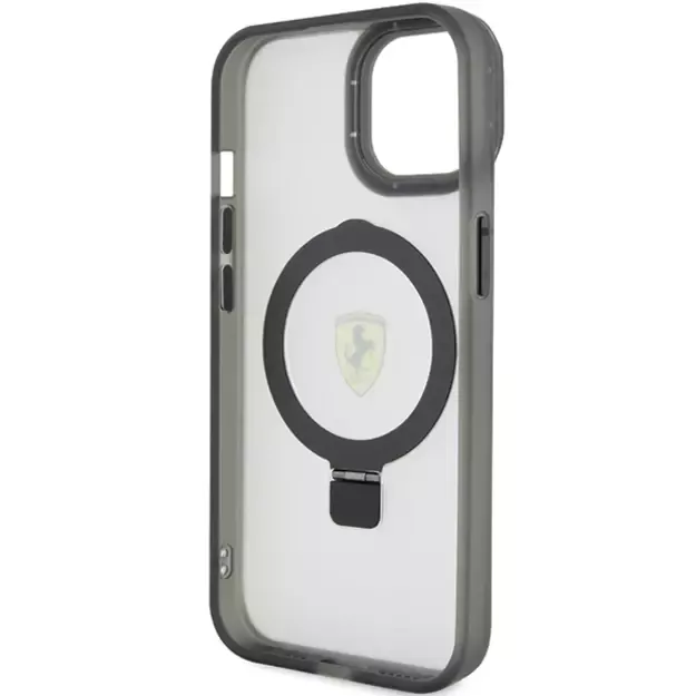 Ferrari Ring Stand 2023 Collection MagSafe Case for iPhone 15 Plus / 14 Plus - Black 6
