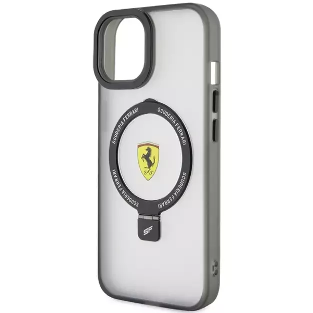 Ferrari Ring Stand 2023 Collection MagSafe Case for iPhone 15 Plus / 14 Plus - Black 5