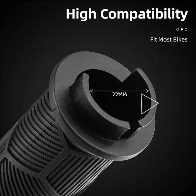 Rockbros 40720007003 bicycle grips with reflector - blue 3