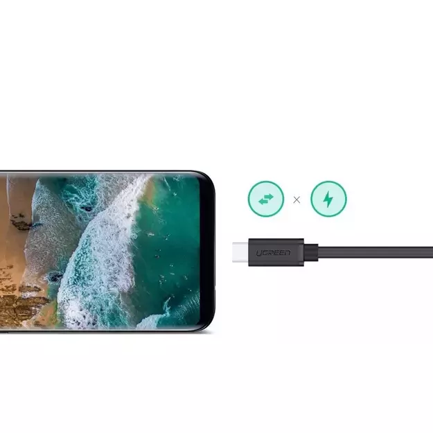 Ugreen 40574 USB-C - USB-C 5Gb/s cable 0.5m - black 5