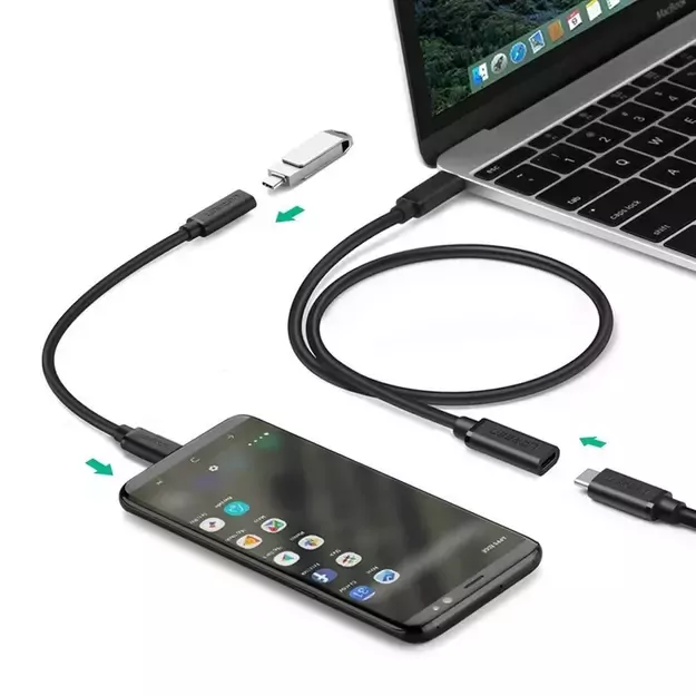 Ugreen 40574 USB-C - USB-C 5Gb/s cable 0.5m - black 1