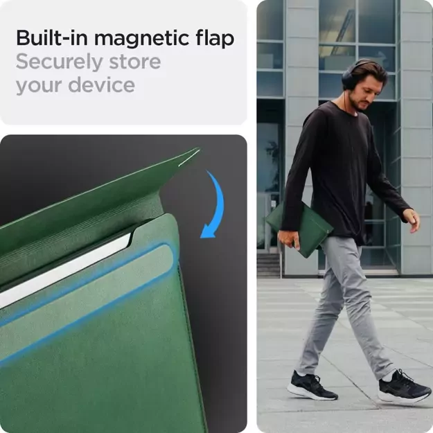 Spigen Valentinus Laptop Case 15-16&#39 &#39  - Green 1