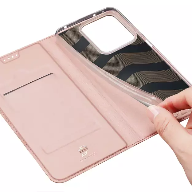 Dux Ducis Skin Pro case with flap and card slot for Xiaomi Redmi Note 13 5G - pink 17