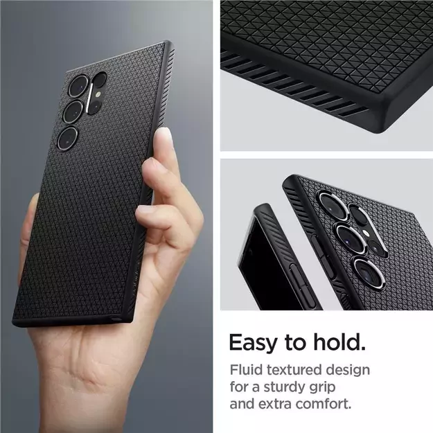 Spigen Liquid Air Case for Samsung Galaxy S24 Ultra - Matte Black 26