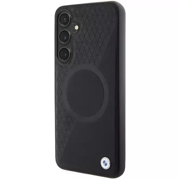 BMW BMHMS24S23RTPK S24 S921 black/black hardcase Signature Leather Half Textured &amp  Circle MagSafe 8