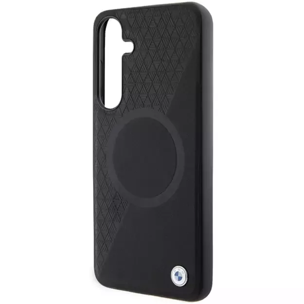 BMW BMHMS24S23RTPK S24 S921 black/black hardcase Signature Leather Half Textured &amp  Circle MagSafe 12