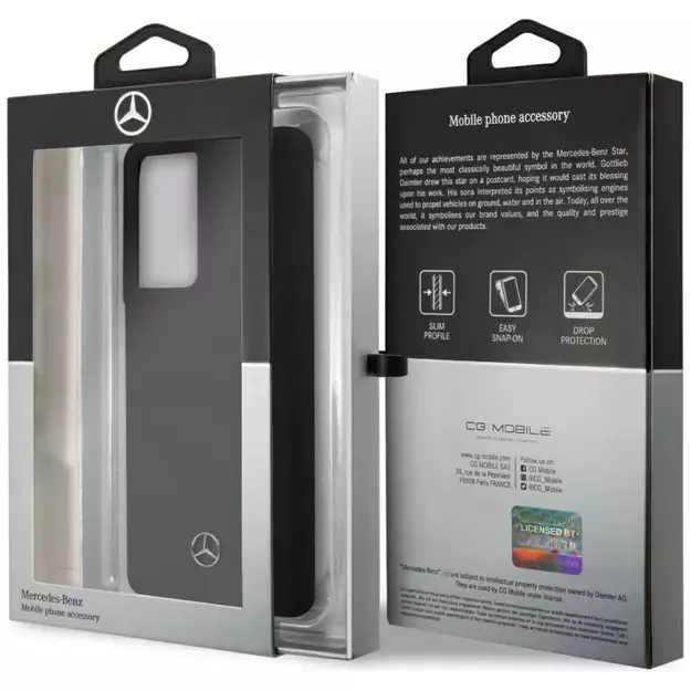 Mercedes MEHCS21LSILBK S21 Ultra G998 czarny/black hardcase Silicone Line 14