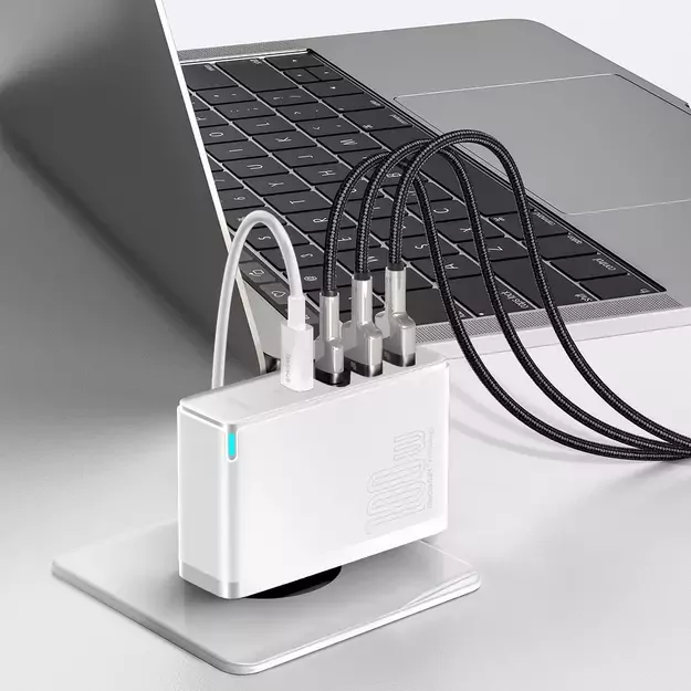 Baseus GaN2 Pro fast charger 100W USB / USB Type C Quick Charge 4+ Power Delivery white (CCGAN2P-L02) 10
