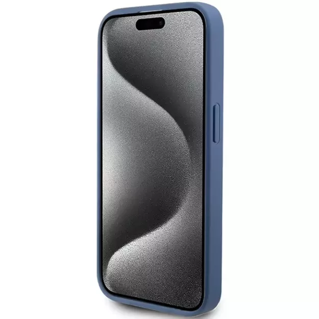 Guess 4G Stripe Collection case for iPhone 15 Pro - blue 10