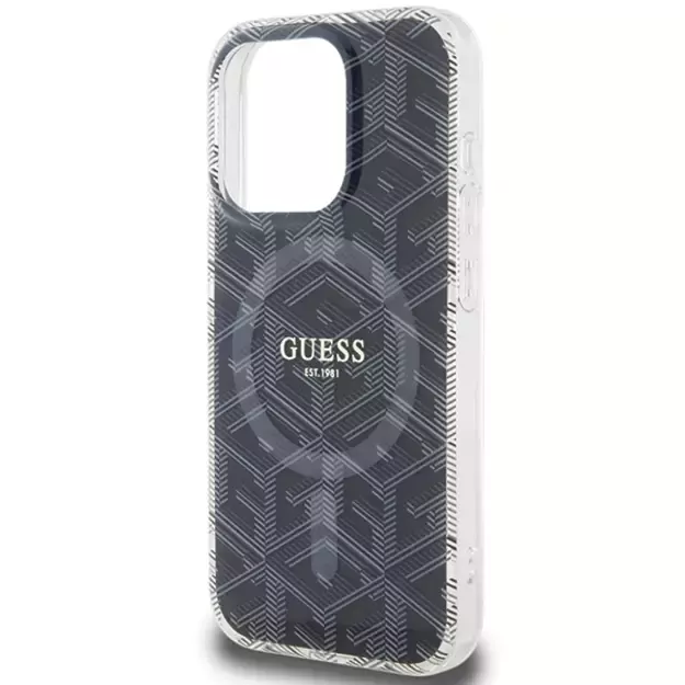 Guess IML GCube MagSafe case for iPhone 15 Pro Max - black 12