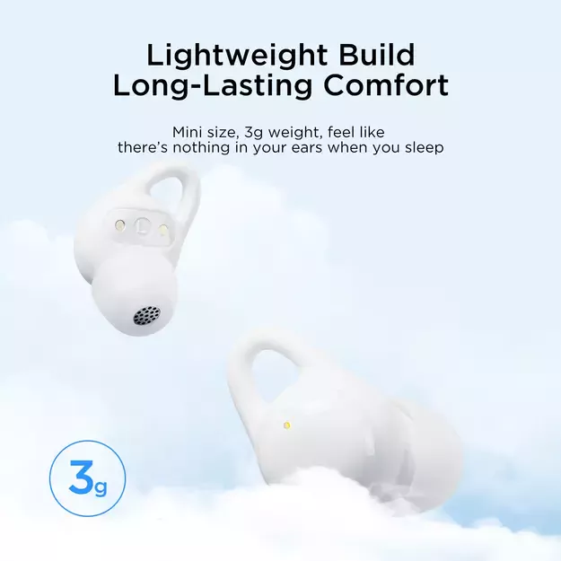 TWS Joyroom JR-TS2 Cozydots Series wireless headphones with active noise reduction, Bluetooth 5.3 - white 4