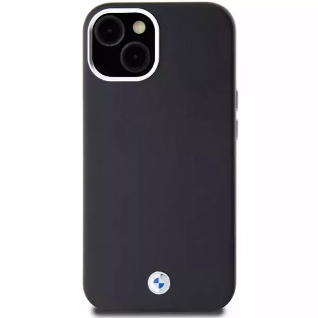 BMW Signature Wrapped Metal MagSafe case for iPhone 15 Plus / 14 Plus - black 2