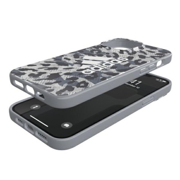 Adidas OR Snap Case Leopard iPhone 13 Pro / 13 6,1  szary/grey 47259 5