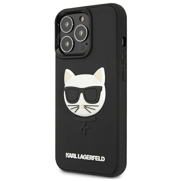 Karl Lagerfeld KLHCP13LCH3DBK 13 Pro / 13 6,1  czarny/black hardcase 3D Rubber Choupette 8
