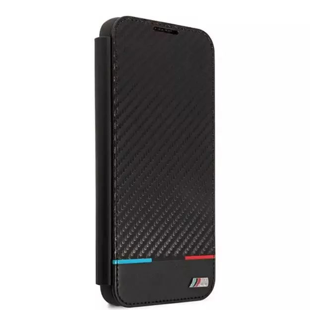 Etui BMW BMBKS22MPUCARTCBK S22+ S906 czarny/black bookcase M Collection Triangles 8