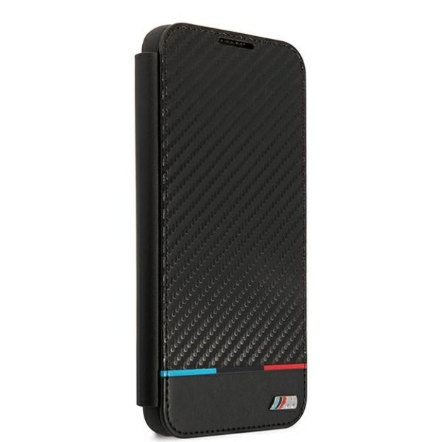 Etui BMW BMBKS22MPUCARTCBK S22+ S906 czarny/black bookcase M Collection Triangles 2