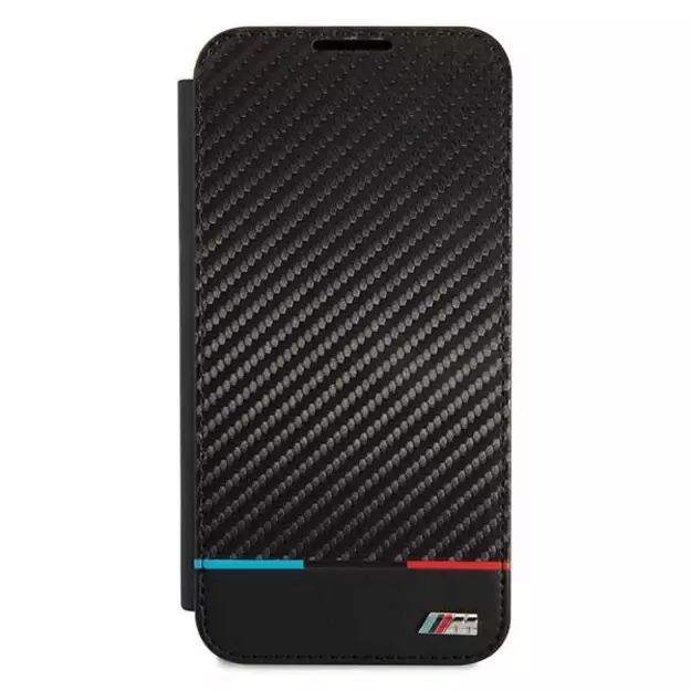Etui BMW BMBKS22MPUCARTCBK S22+ S906 czarny/black bookcase M Collection Triangles 7