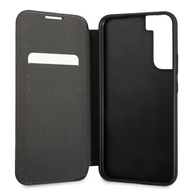 Etui BMW BMBKS22MPUCARTCBK S22+ S906 czarny/black bookcase M Collection Triangles 5