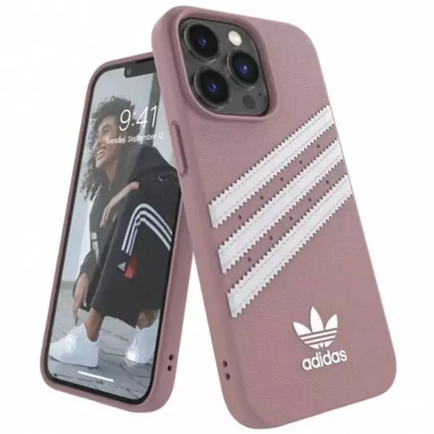 Adidas OR Moulded Case PU iPhone 13 Pro / 13 6,1  różowy/pink 47808