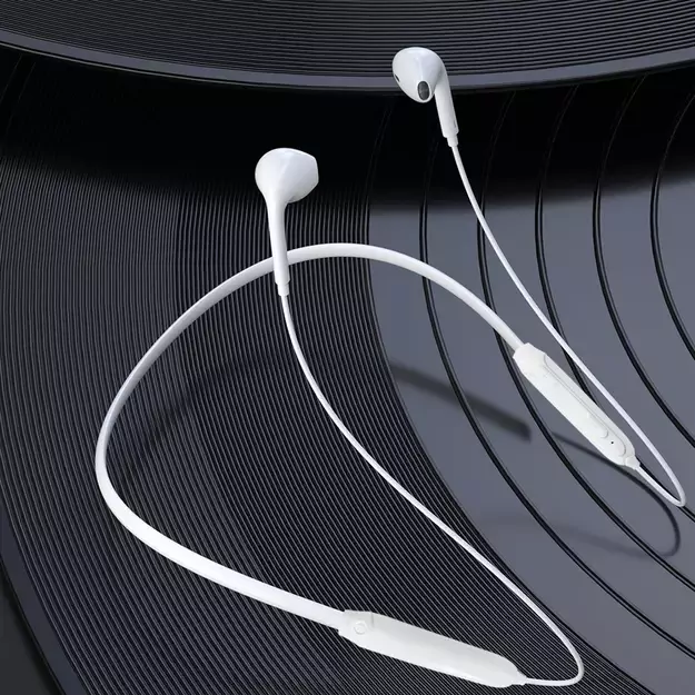 Dudao Magnetic Suction in-ear wireless Bluetooth headphones white (U5B) 3