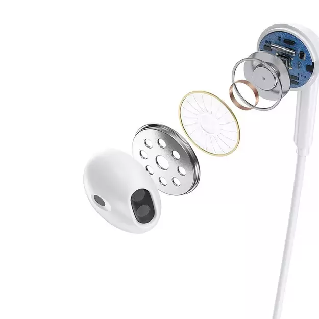 Dudao Magnetic Suction in-ear wireless Bluetooth headphones white (U5B) 5