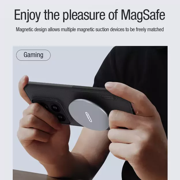 Nillkin Super Frosted Shield Pro Magnetic Case for Xiaomi 14 Pro - black 6