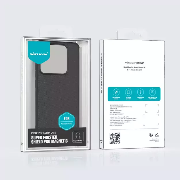 Nillkin Super Frosted Shield Pro Magnetic Case for Xiaomi 14 Pro - black 17