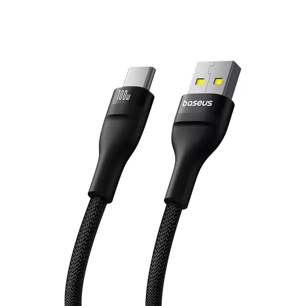 Baseus Flash 2 USB-A / USB-C cable 100W 2 m - black 2