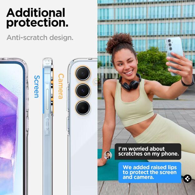 Spigen Liquid Crystal Case for Samsung Galaxy A55 5G - Transparent 10