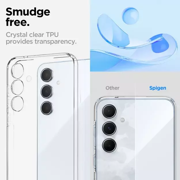 Spigen Liquid Crystal Case for Samsung Galaxy A55 5G - Transparent 32