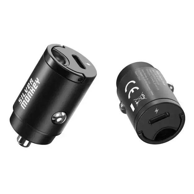Silver Monkey PD-CPCT30-SM 30W 1x USB-C PD car charger - black 3