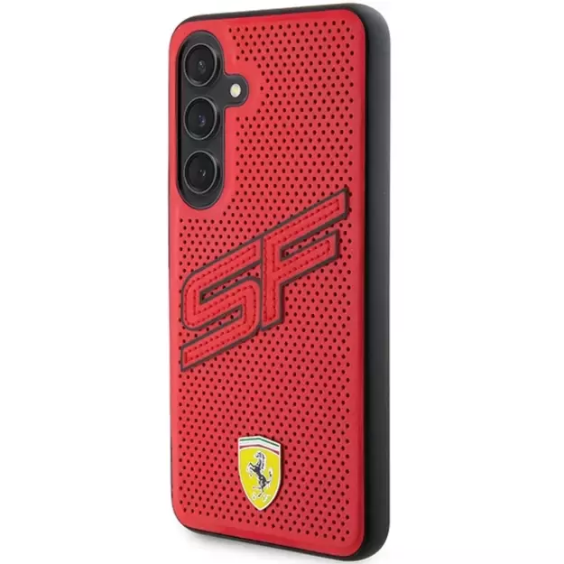 Ferrari Big SF Perforated case for Samsung Galaxy S24+ - red 8