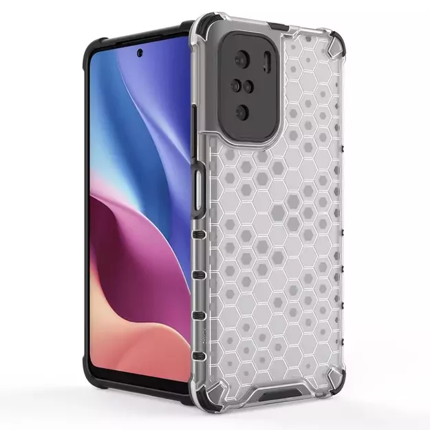 Honeycomb Case armor cover with TPU Bumper for Xiaomi Redmi K40 Pro+ / K40 Pro / K40 / Poco F3 green 5