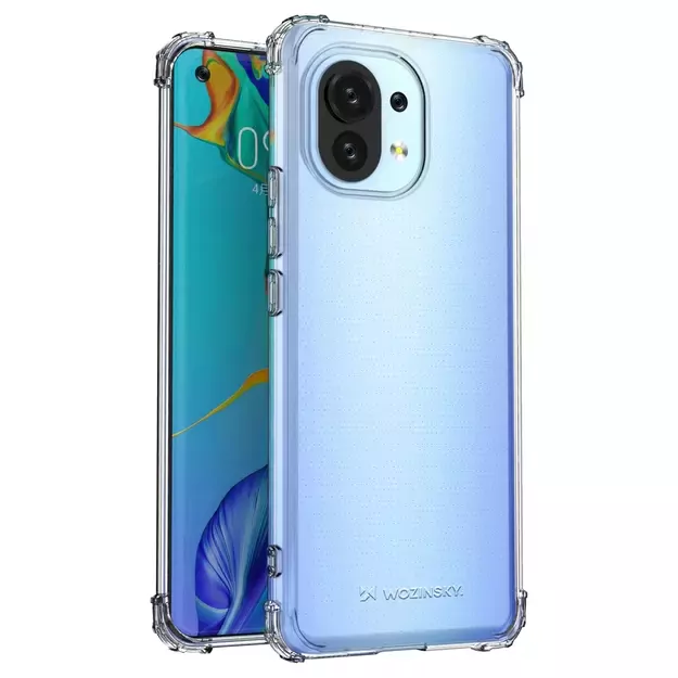 Wozinsky Anti Shock durable case with Military Grade Protection for Xiaomi Mi 11 transparent 10