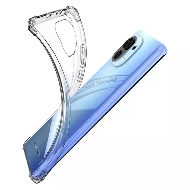 Wozinsky Anti Shock durable case with Military Grade Protection for Xiaomi Mi 11 transparent 9