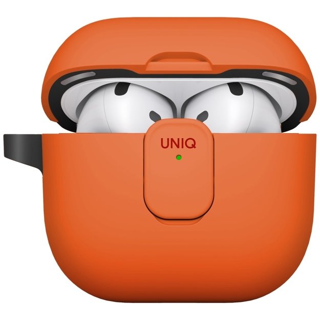 Uniq Clyde Lock Case for AirPods 4 - Orange 2
