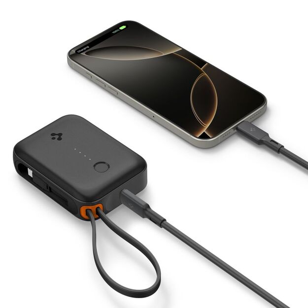 Spigen Essential EA3010BT 10000 mAh 30W Power Bank - Black 1