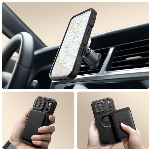 Tech-Protect Kevlar MagSafe Case for iPhone 17 Pro Max - Black 1