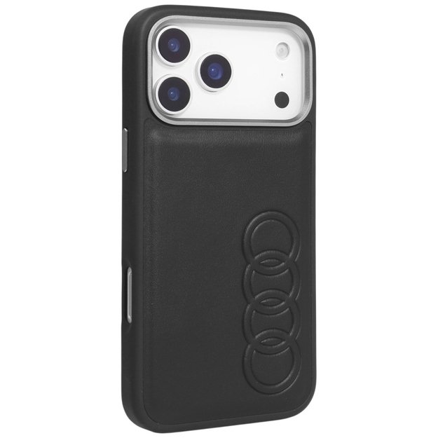 Audi TT Synthetic Leather MagSafe Case for iPhone 17 Pro Max - Black 1
